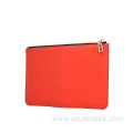 Ysure Custom Logo Leather Envelope zipper Clutch Bag